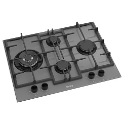 Газовая стеклянная варочная панель HGG 67009 CQTGr