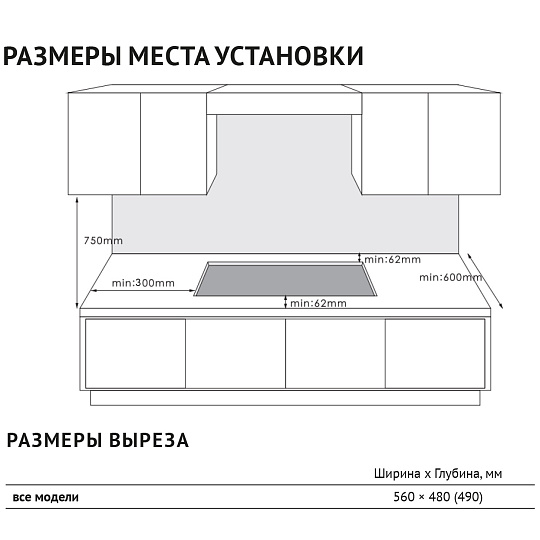 Газовая варочная панель HG 688 CTX